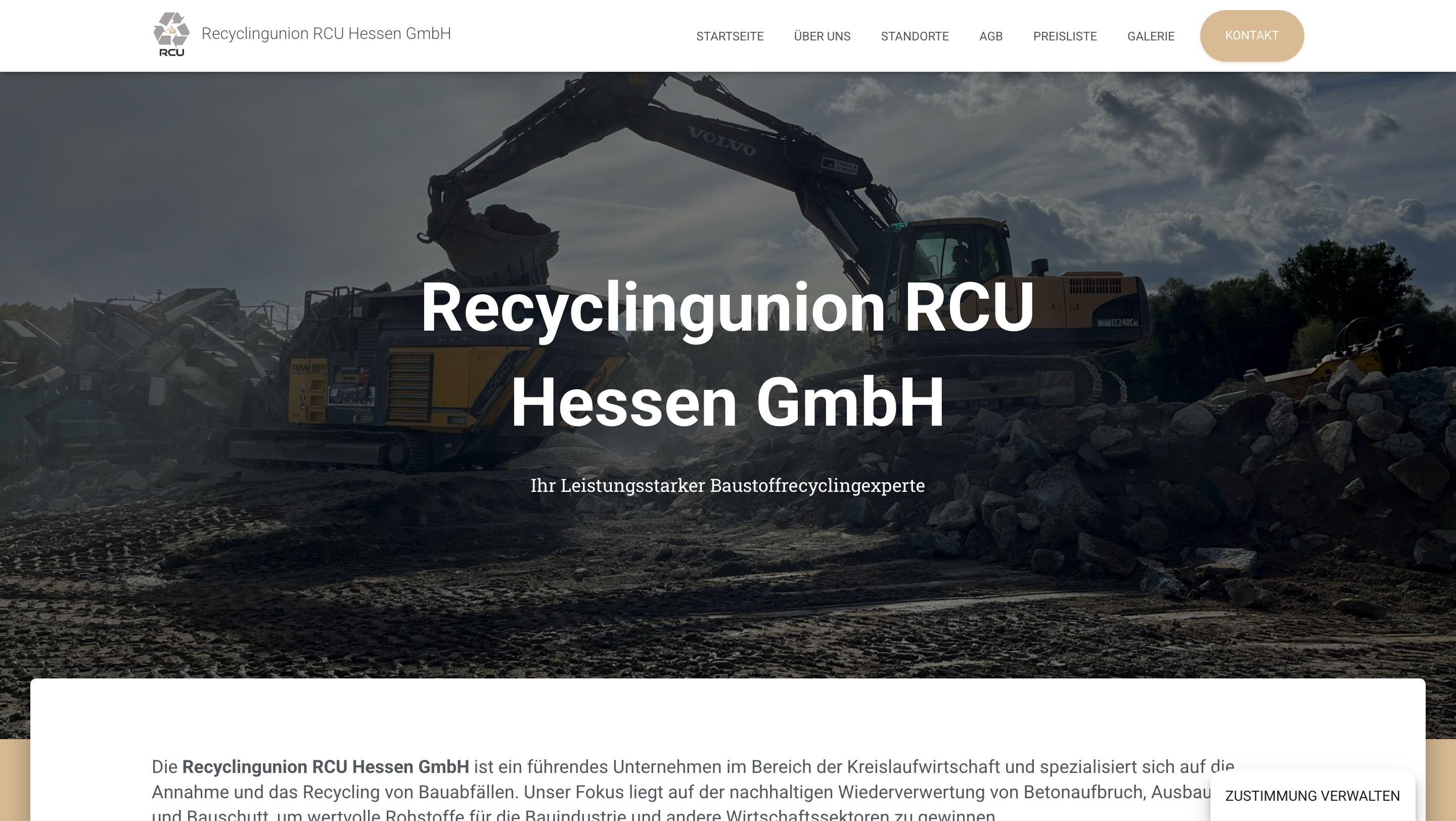 RCU Hessen Website Screenshot
